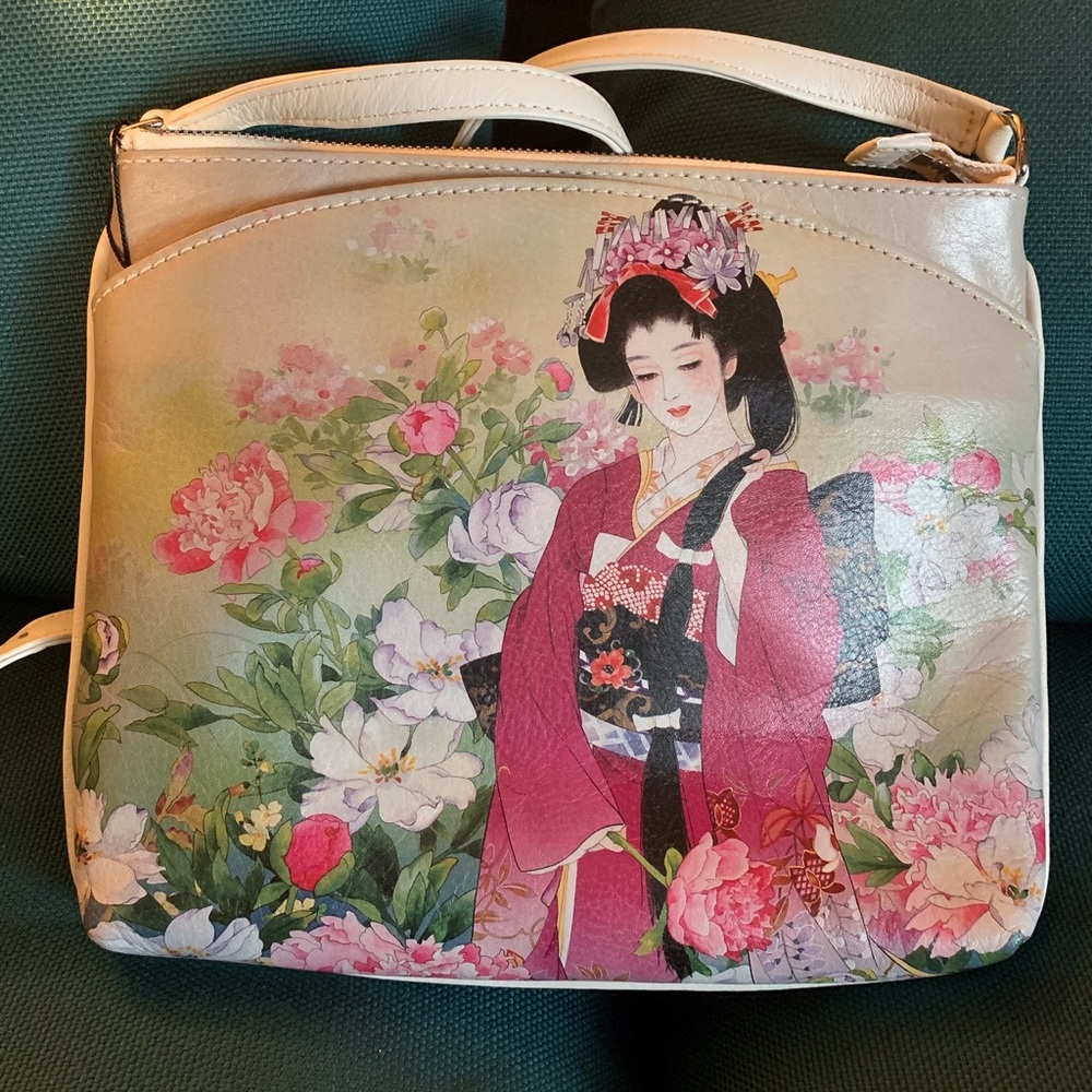 ICON Original painted Leather Handbag- Celestial